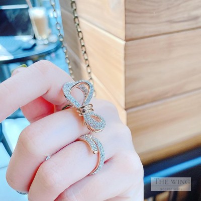 Nhẫn Swarovski 5474926 Women's Ring Stainless Steel Crystal