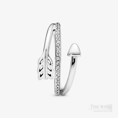 Nhẫn bạc Pandora Moments hình mũi tên đính đá Cubic Zirconia