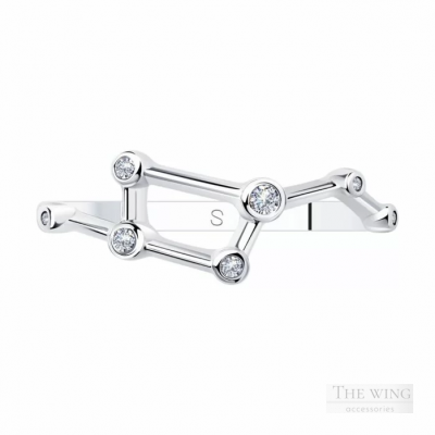 Nhẫn Sokolov đính 7 viên đá CZ