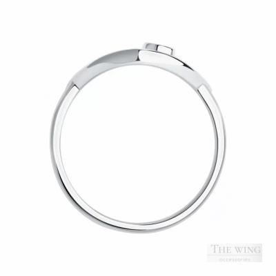 Nhẫn Sokolov đính 1 viên đá CZ