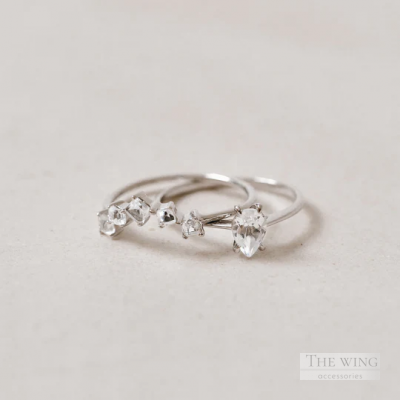 Nhẫn hình quả lê - Martine