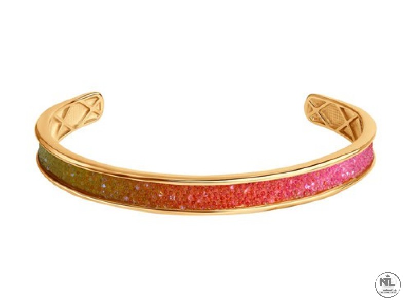 vòng tay Sokolov bạc đính 1 mảnh pha lê Swarovski hồng