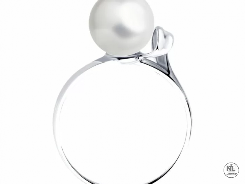 Nhẫn Sokolov bằng bạc 925 đính 1 viên ngọc trai