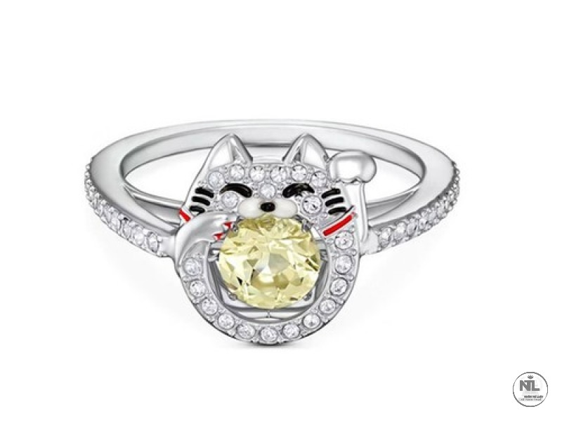Nhẫn Swarovski Sparkling Dance Cat 
