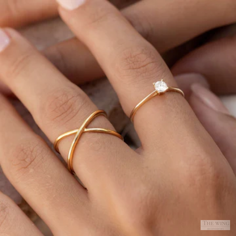 Nhẫn Criss Cross - Anina